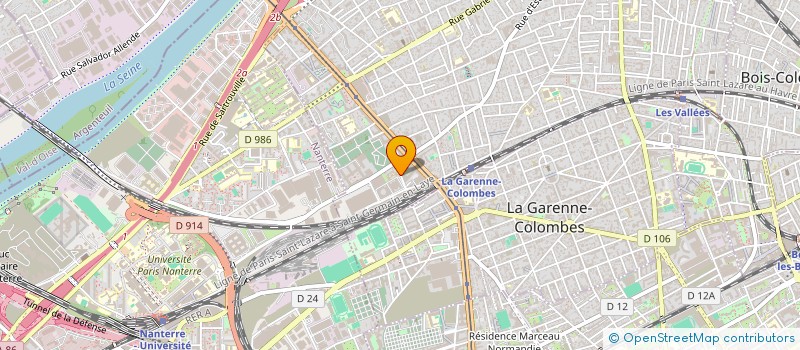 localisation de l'entreprise ARC-EN-CIEL CONSULTANTS  COLOMBES