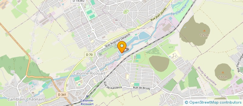 localisation de l'entreprise ARC EN CIEL DARTS  CALONNE RICOUART