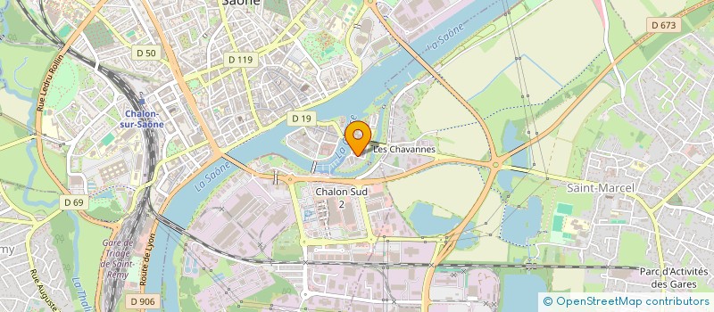 localisation de l'entreprise ARC EN CIEL DISTRIBUTION  SAINT-MARCEL