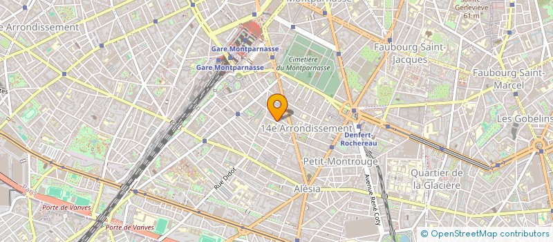 localisation de l'entreprise ARC EN CIEL .DM  PARIS