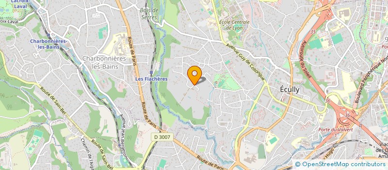 localisation de l'entreprise ARC EN CIEL ECULLY  ECULLY