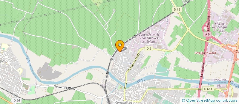 localisation de l'entreprise ARC EN CIEL FRANCE -TOGO à RIVESALTES