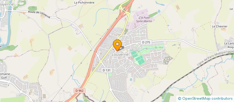 localisation de l'entreprise ARC EN CIEL GRS DE LOUVERNE à LOUVERNE