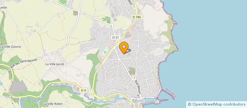 localisation de l'entreprise ARC EN CIEL IMMOBILIER  BINIC-ETABLES-SUR-MER