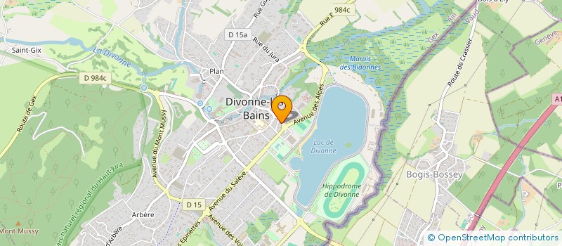 localisation de l'entreprise ARC-EN-CIEL IMMOBILIER à DIVONNE-LES-BAINS