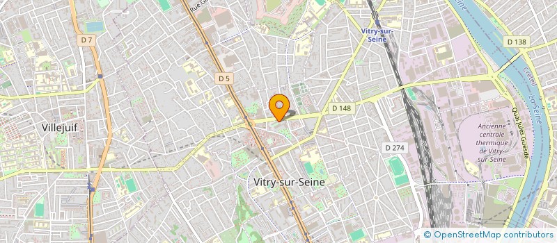 localisation de l'entreprise ARC EN CIEL LA SOURCE à VITRY-SUR-SEINE