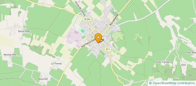 localisation de l'entreprise ARC EN CIEL PA  SEGONZAC