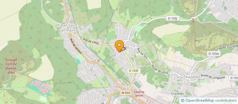 localisation de l'entreprise ARC-EN-CIEL.PAC  LESSY