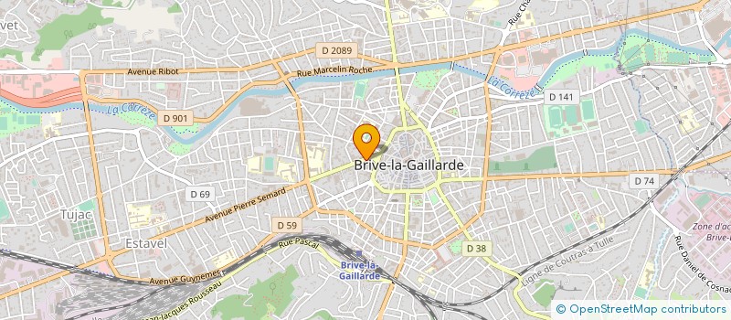 localisation de l'entreprise ARC-EN-CIEL PATRIMOINE à BRIVE-LA-GAILLARDE