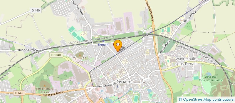 localisation de l'entreprise ARC EN CIEL PEINTURE à DENAIN