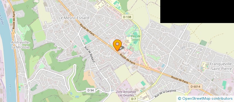 localisation de l'entreprise ARC EN CIEL PRESSING à LE MESNIL-ESNARD