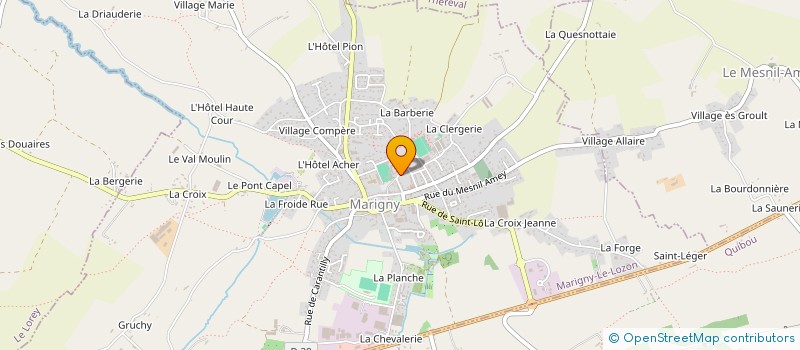 localisation de l'entreprise ARC-EN-CIEL PRODUCTIONS  MARIGNY-LE-LOZON