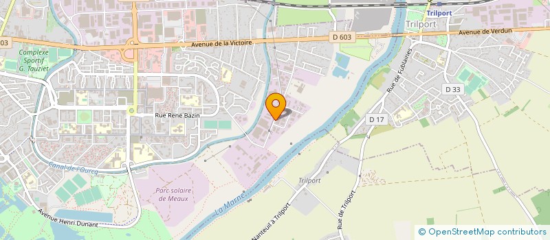 localisation de l'entreprise ARC EN CIEL SECURITE à MEAUX