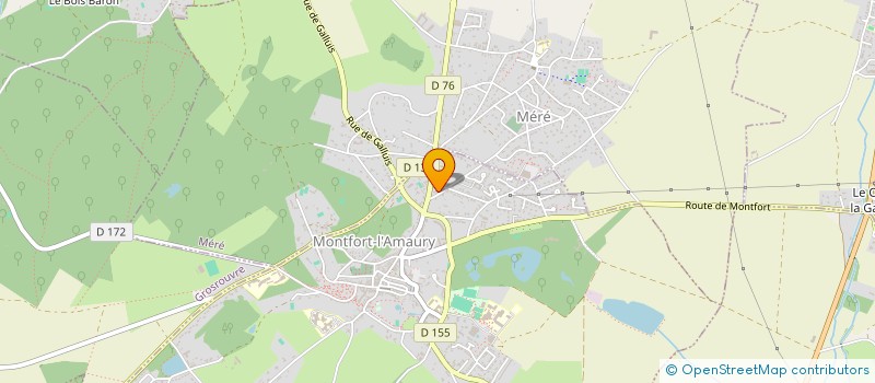 localisation de l'entreprise ARC EN CIEL TAXI  MONTFORT-L'AMAURY