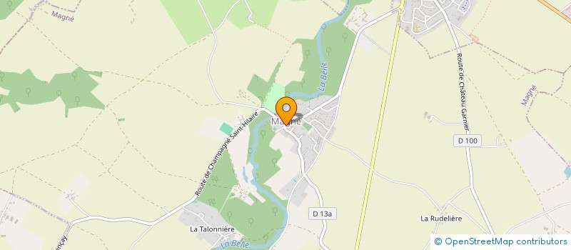 localisation de l'entreprise ARC EN CIEL USEP  MAGNE