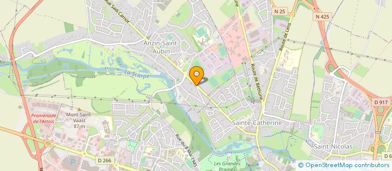 localisation de l'entreprise ARC EN CIEL VERANDAS  SAINT-LAURENT-BLANGY