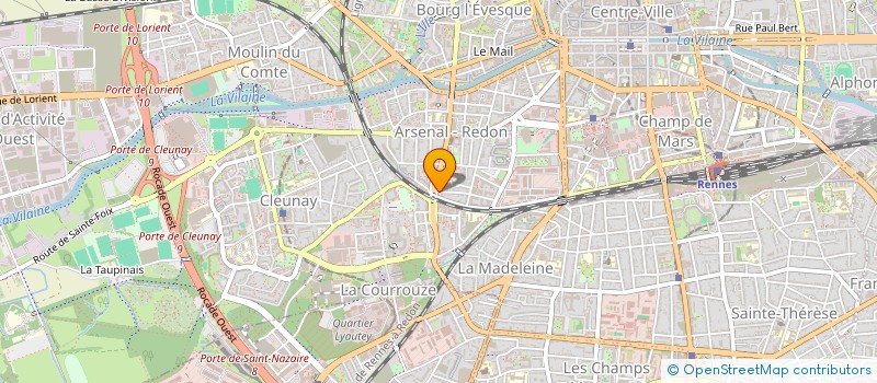 localisation de l'entreprise ARC EN FETE à RENNES