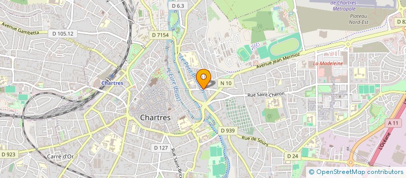 localisation de l'entreprise ARC EN FLUO à CHARTRES