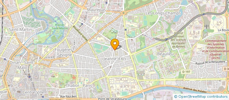 localisation de l'entreprise ARC EN REVE à RENNES
