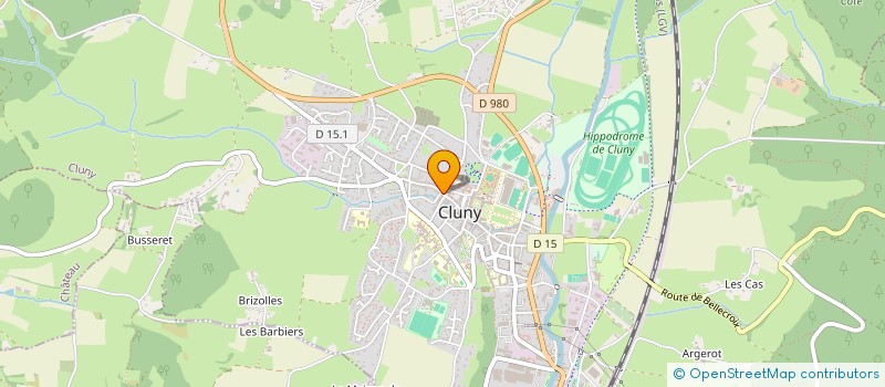 localisation de l'entreprise ARC EN TERRE  CLUNY