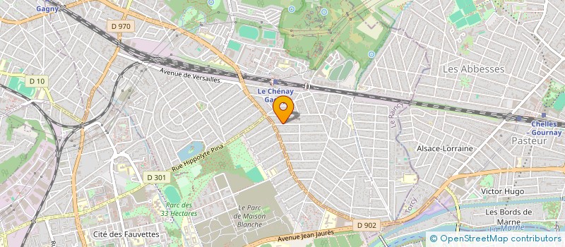 localisation de l'entreprise ARC ENERGIES à GAGNY