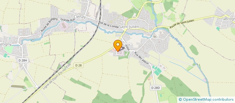 localisation de l'entreprise ARC ETOILE  SAINT-JULIEN