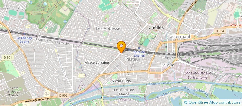 localisation de l'entreprise ARC EUROPE CHELLES à CHELLES