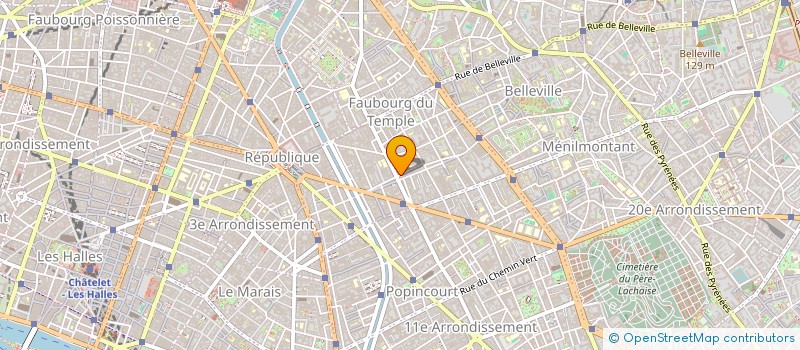 localisation de l'entreprise ARC EXPO à PARIS