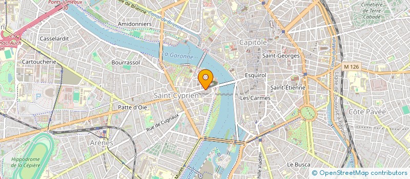 localisation de l'entreprise ARC & FACT à TOULOUSE
