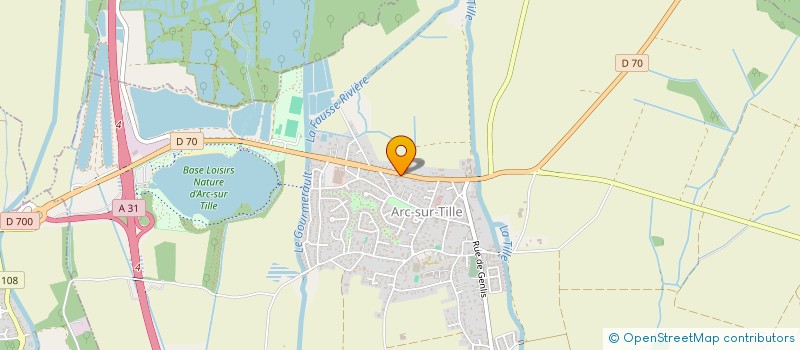 localisation de l'entreprise ARC'FLAMM'S  ARC-SUR-TILLE