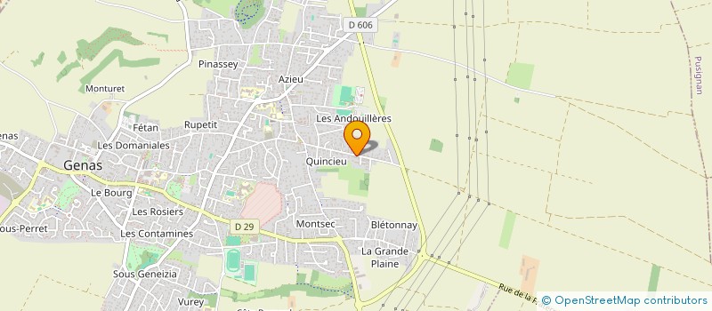 localisation de l'entreprise ARC GEO à GENAS
