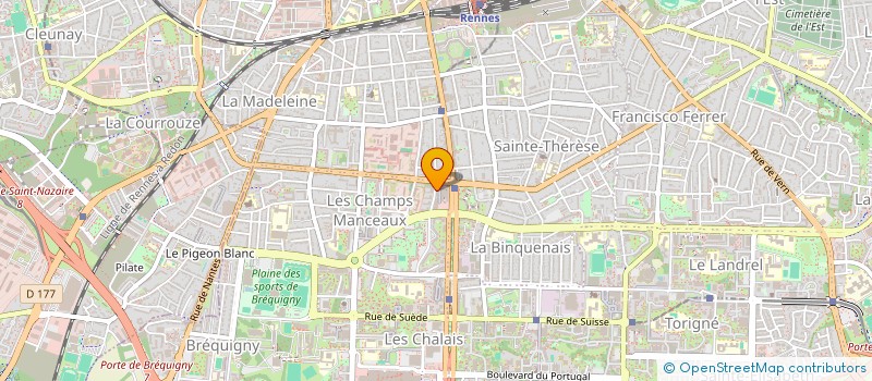 localisation de l'entreprise ARC GIBOIRE IMMOBILIER REUNIS  RENNES