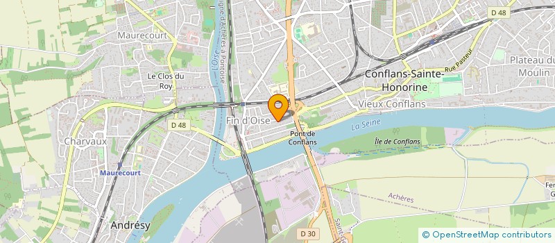 localisation de l'entreprise ARC IMMO  CONFLANS-SAINTE-HONORINE