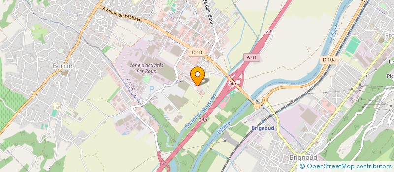 localisation de l'entreprise ARC INDUSTRIES CROLLES à CROLLES