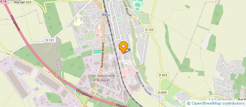 localisation de l'entreprise ARC INFORMATIQUE  MERU