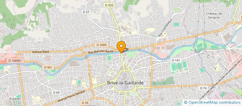 localisation de l'entreprise ARC INGENIERIE  BRIVE-LA-GAILLARDE