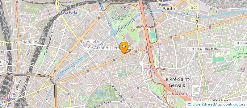 localisation de l'entreprise ARC INTERIM  PARIS