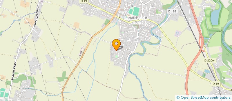 localisation de l'entreprise ARC.INVEST à LABARTHE-SUR-LEZE
