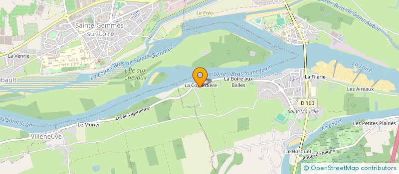 localisation de l'entreprise ARC INVEST  LES PONTS DE CE