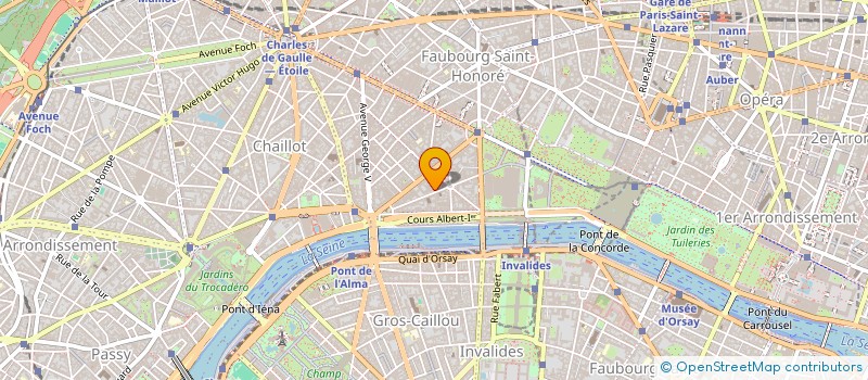 localisation de l'entreprise ARC INVESTISSEMENT  PARIS