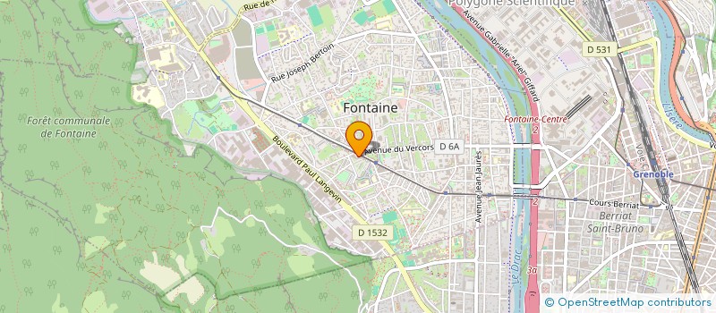 localisation de l'entreprise ARC MEDITERRANEE à BOURGOIN-JALLIEU