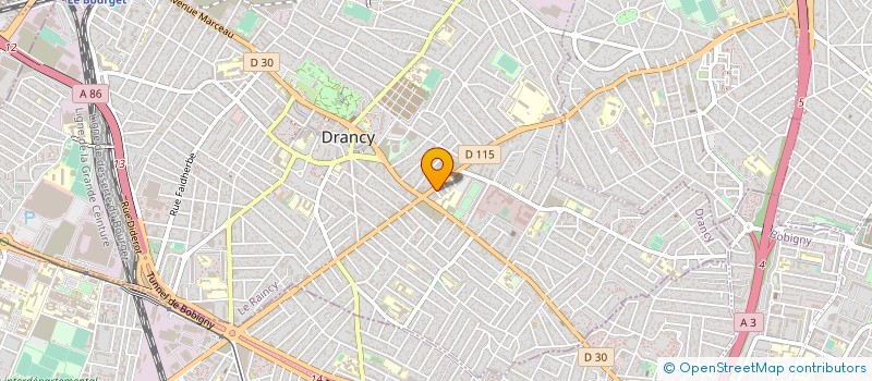 localisation de l'entreprise ARC MOBILE à DRANCY