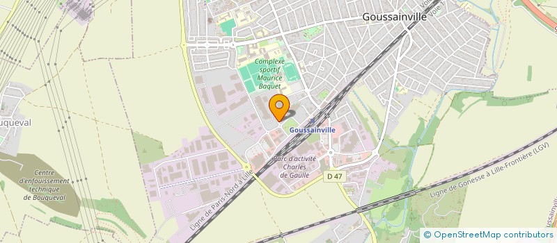 localisation de l'entreprise ARC MOBILIER à GOUSSAINVILLE
