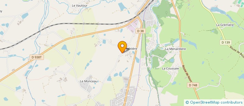localisation de l'entreprise ARC.NET à BRESSUIRE