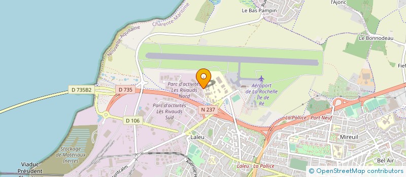 localisation de l'entreprise ARC OCEAN à LA ROCHELLE