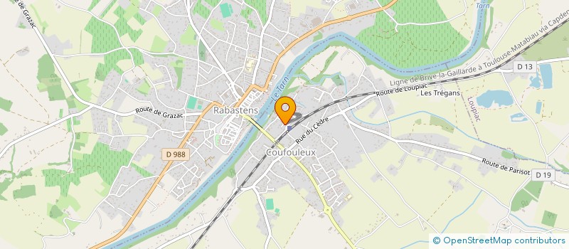 localisation de l'entreprise ARC PARQUE (ACCOMPAGNEMENT, RECHERCHE ET CREATION PARENTALITE QUEER)  COUFOULEUX