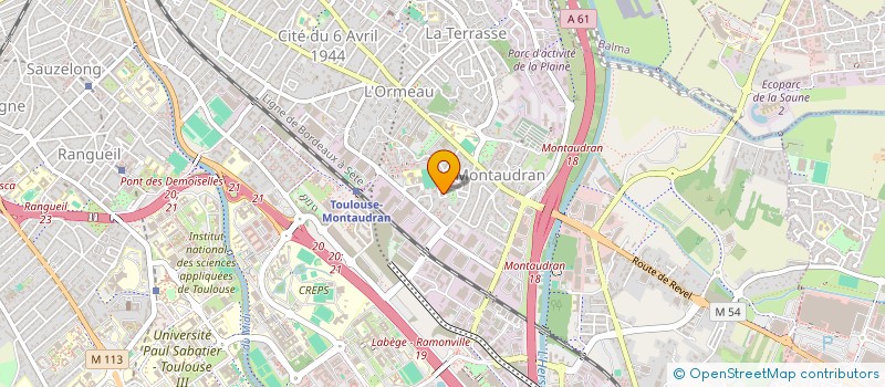 localisation de l'entreprise ARC PATRIMOINE à TOULOUSE