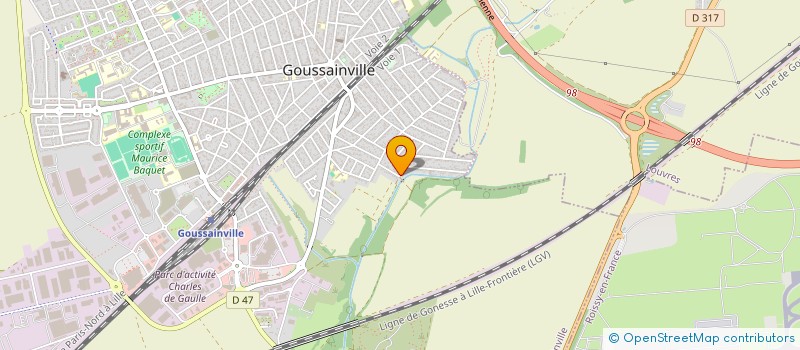 localisation de l'entreprise ARC PRO  GOUSSAINVILLE