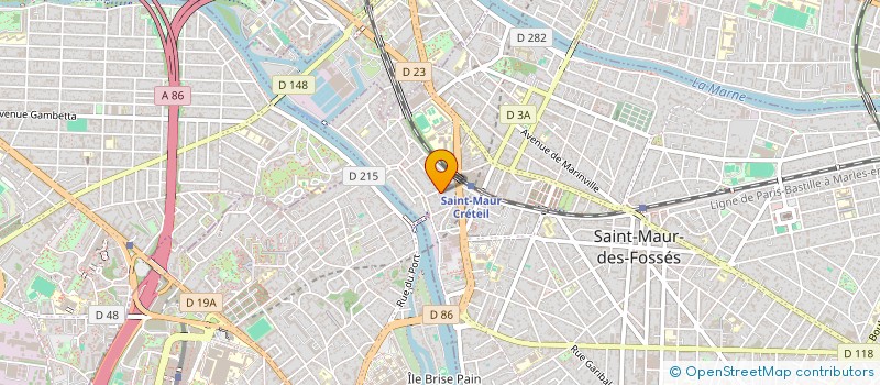 localisation de l'entreprise ARC PROJET à SAINT-MAUR-DES-FOSSES