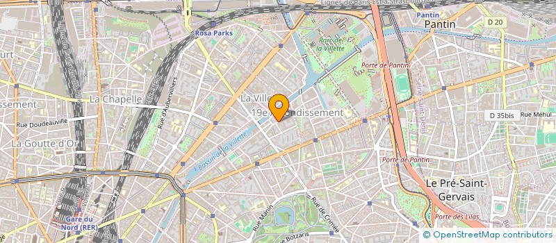 localisation de l'entreprise ARC SERVICES  PARIS